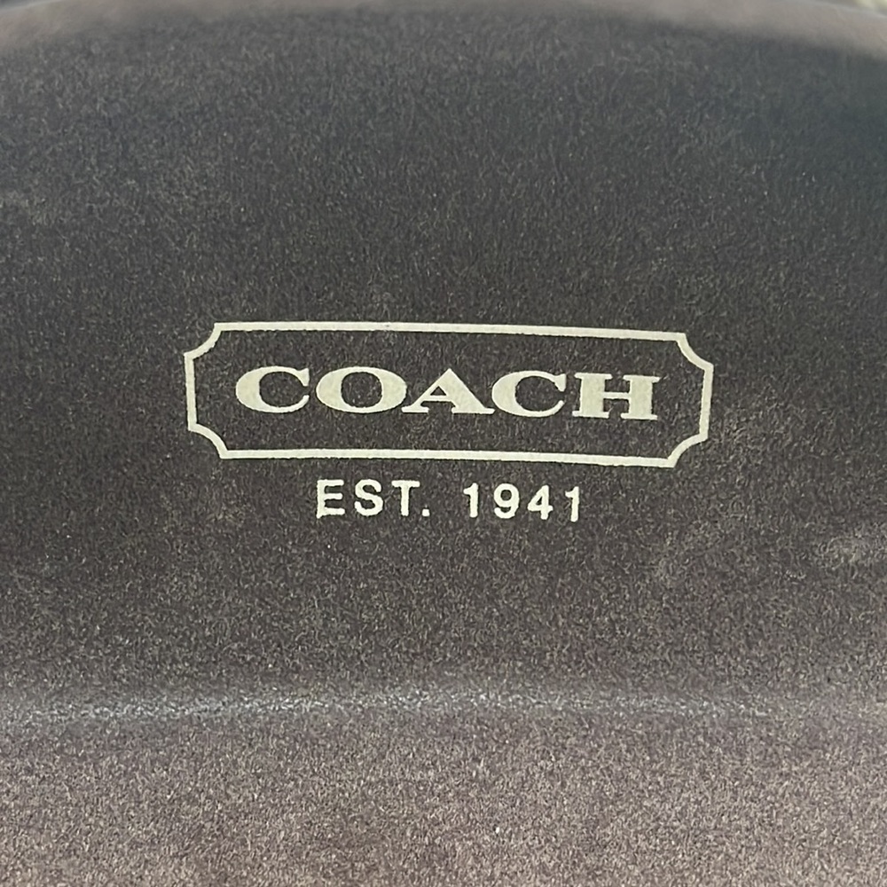 COACH Sunglasses Case + Cleaning Cloth in Signature C Print (no sunglasses) EUC - Picture 3 of 7